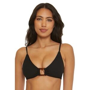 Black Women's Swim Top- Becca NWT